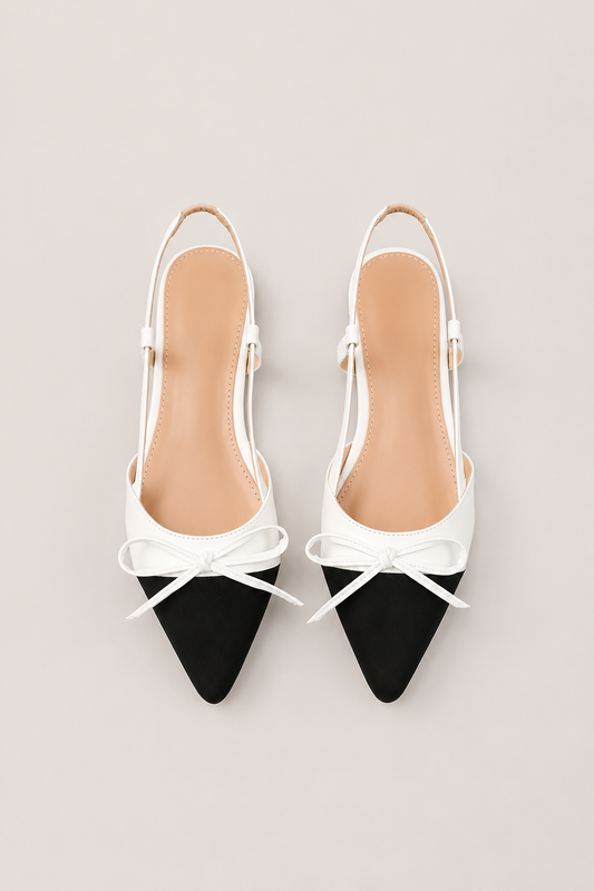 Women’s Pointed Toe Slingback Flat Shoes