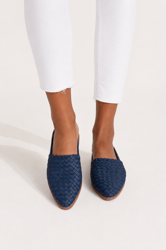 Women’s Woven Slingback Flat Shoes